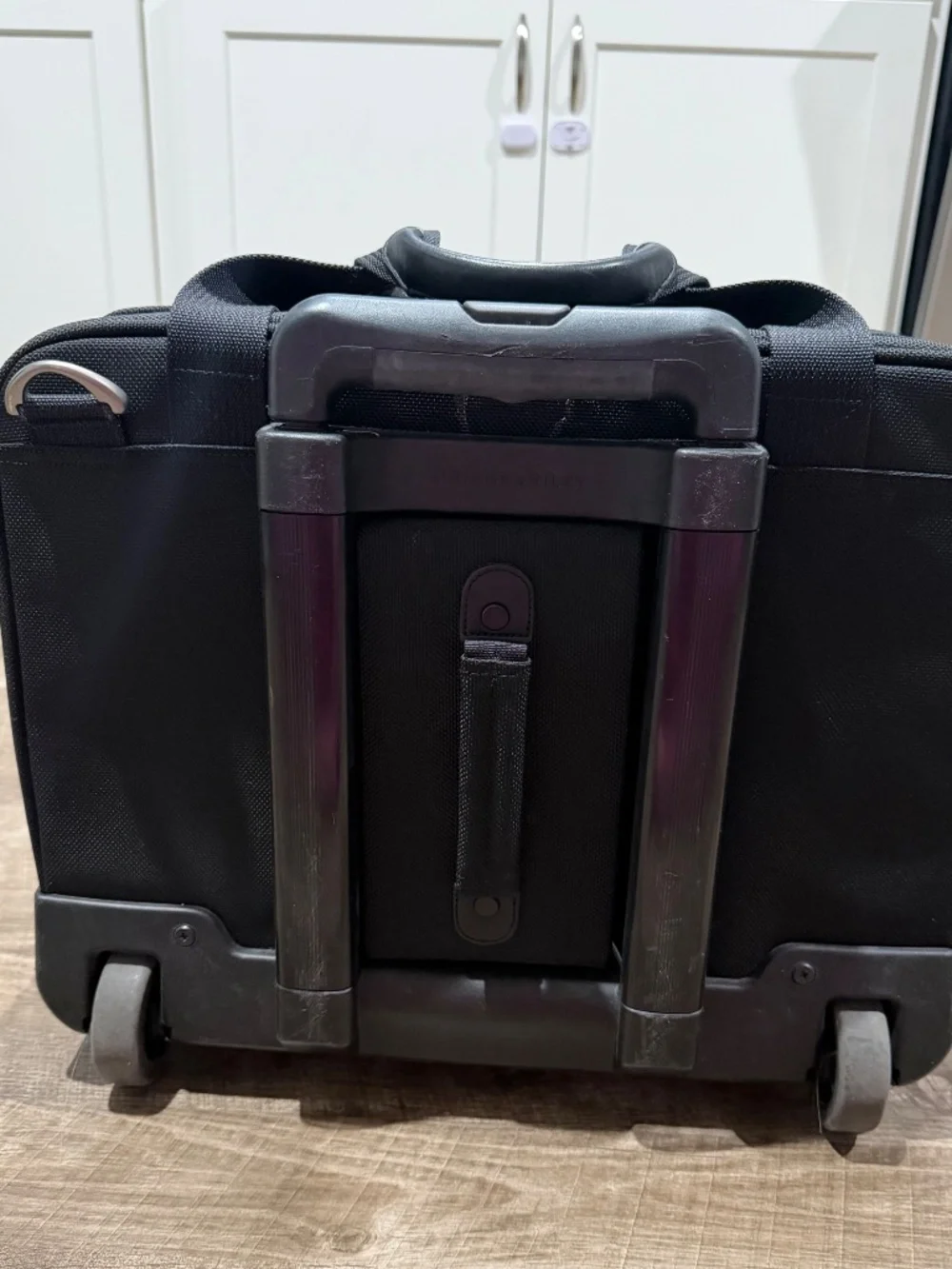 Briggs & Riley Black Rolling Wheeled Carryon Bag Laptop Travel Luggage